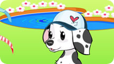 Dog game for girl